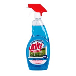 Средство для мытья стекол 900мл с Нашатырным спиртом (курок) Blitz
