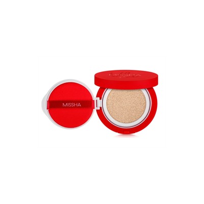 Тональный кушон для лица Missha Velvet Finish Cushion Тон 21 с матовым финишем