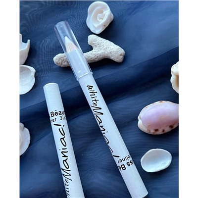 Карандаш для глаз Kiss Beauty Eyeliner 3in1 White Maniac