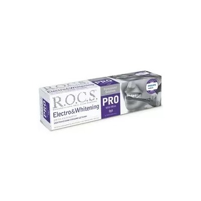 Зубная паста Electro & Whitening Mild Mint" R.O.C.S. PRO,135 гр
