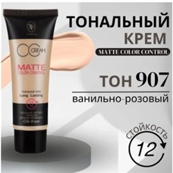 Triumph Тональный Крем для лица тон 907 ванильный розовый Matte Color Control CTW 09 30 мл