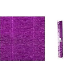 Цветная гофрированная бумага 993 фиолетовый 50см*2,5м 140гр
