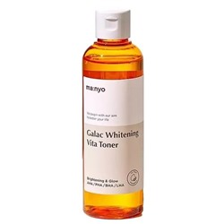 Мультивитаминный тонер с кислотами для тусклой кожи лица Galac Whitening Vita Toner, 210 мл