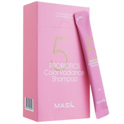 Шампунь с пробиотиками для защиты цвета Masil  5 Probiotics color radiance shampoo, 8мл*20шт