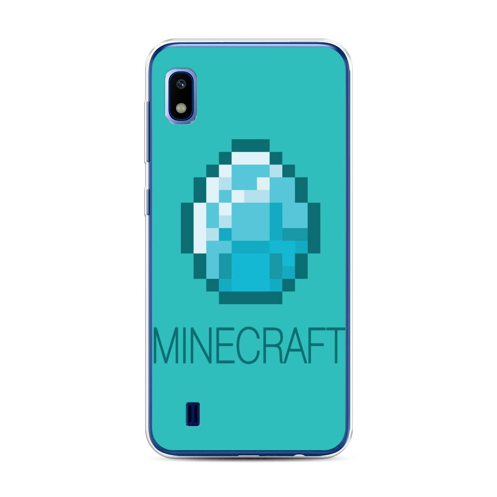 Силиконовый чехол Minecraft алмаз на Samsung Galaxy A10 купить, отзывы,  фото, доставка - Клуб Шопоголиков 