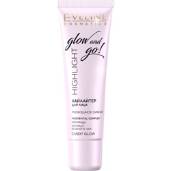 Eveline (20мл) Highlight Glow and Go! Хайлайтер д/лица CANDY GLOW. (3)