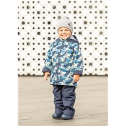 432-22в Куртка (комплект) для мальчика "Даки", синий