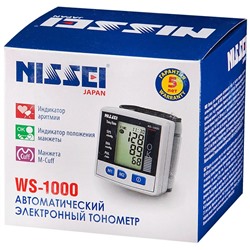 Тонометр Nissei WS - 1000 (автомат) на запястье, шт