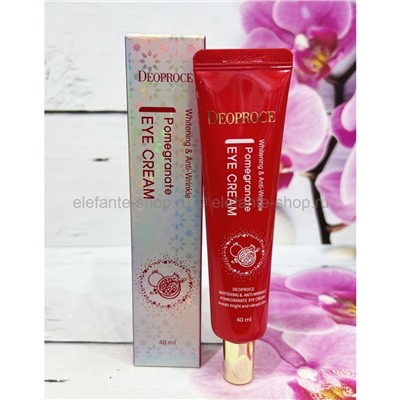 Крем для кожи вокруг глаз Deoproce Pomegranate Eye Cream Whitening Anti-Wrinkle 40ml (78)