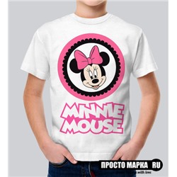 Детская футболка Minnie Mouse/Pink bow