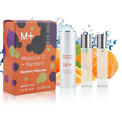 Escentric Molecules Molecule 01 + Mandarin, Edp, 3x20 ml (жен)