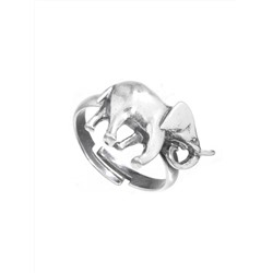 "Трубач" кольцо в серебряном покрытии из коллекции "Друзья" от Jenavi