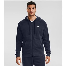 Толстовка мужская, Under Armour Rival Cotton Fz Hoodie, размер 44-46 (1357106-410)