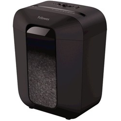 Шредер Fellowes PowerShred LX41 черный (секр.P-4) перекрестный 8лист. 17лтр. скрепки скобы   1066922