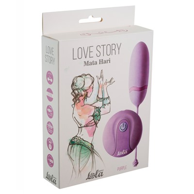 Виброяйцо на пульте управления Love Story Mata Hari purple 1800-02Lola