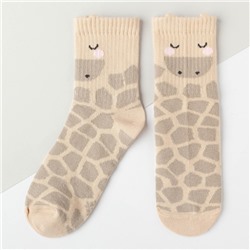 Носки детские KAFTAN «Жираф», размер 16-18, цвет бежевый