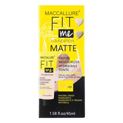 Maccallure Увлажняющий тональный крем Tinted Moisturizer, оттенок 05