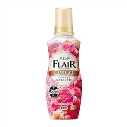 Кондиционер для белья с антибактериальным эффектом со сладким цветочным ароматом Flair Fragrance Floral & Sweet, Kao, 520 мл