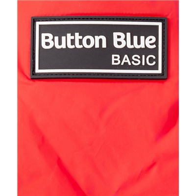 Куртка утепленная с капюшоном красная Button Blue