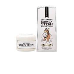 Паровой крем на основе ослиного молока Elizavecca Silky Creamy Donkey Steam Moisture Milky Cream, 100мл