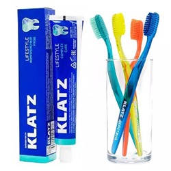 Клатц Набор Lifestyle: зубная паста "Комплексный уход" 75 мл + зубная щетка (Klatz, Lifestyle)