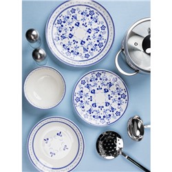 Набор посуды фарфоровый TULU 24 предмета (6 перс.) KL24YS01DB0775 Синие веточки