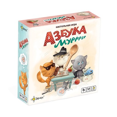 Игра ЭВРИКУС "Азбука Мурррзе" семейная игра (BG-17079) возраст 5+