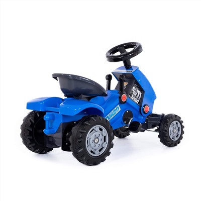 413012 COLOMA Y PASTOR Каталка-трактор с педалями "Turbo-2" (синяя)