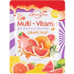 Grace Day Маска-салфетка с грейпфрутом Multi-Vitamin Grape Fruit Mask Pack Grace Day
