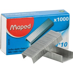 Скобы для степлера 10 Maped оцинкованные 1000 шт./уп, 324105