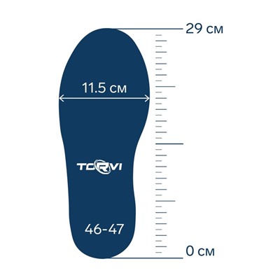Зимние сапоги "Torvi" ЭВА+ПУ, 5-слойный вкладыш -45°С, цвет чёрный, размер 46-47