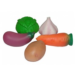 Набор резиновых игрушек Овощей для рагу С-1492 Огонек /10/ в Самаре