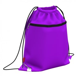 Мешок для обуви с карманом на молнии 500х410мм Neon® Violet