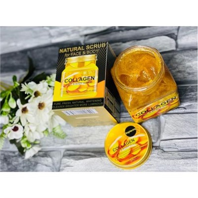 Скраб для лица и тела Collagen Face & Body Scrub 500 ml оптом