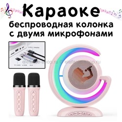 Караоке колонка-светильник YS-110 MA-636 Pink (96)