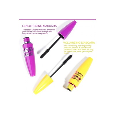 CmaaDU Водостойкая тушь для ресниц, обьем и разделение Lengthening Mascara