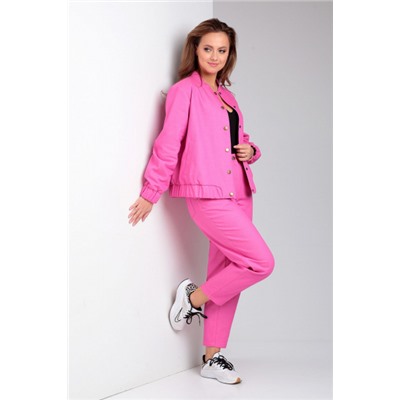 Брюки, куртка  Liona Style артикул 848 розовый