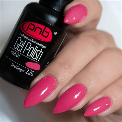 Гель-лак PNB Red Ginger 226, 8 мл.