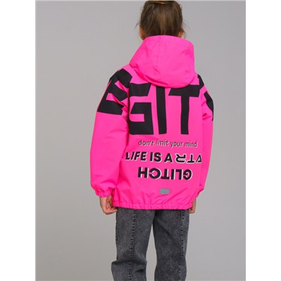 12321008 Куртка текстильная с полиуретановым покрытием для девочек (ветровка)