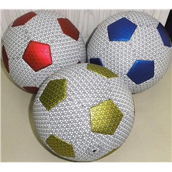 Мяч футбольный PU размер 5, 330 г, 3 цвета