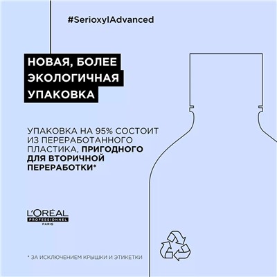 Шампунь Serioxyl Advanced для уплотнения волос, 300 мл