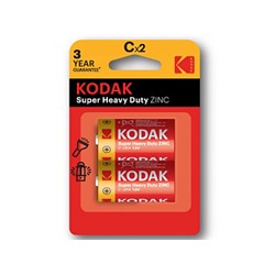 Батарейка KODAK R14-2BL HEVY DUTY [KCHZ-2] (20/200/7200) (цена за 1 шт.)