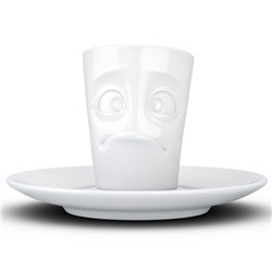 Кофейная чашка с блюдцем Tassen Buffled, 80 мл, цвет белый
