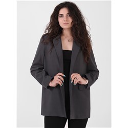 Пиджак темно-серый женский оверсайз