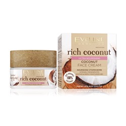 Rich Coconut Крем д/лица Интенсивно увлажняющий кокосовый д/всех тип.к.и чувст, 50мл