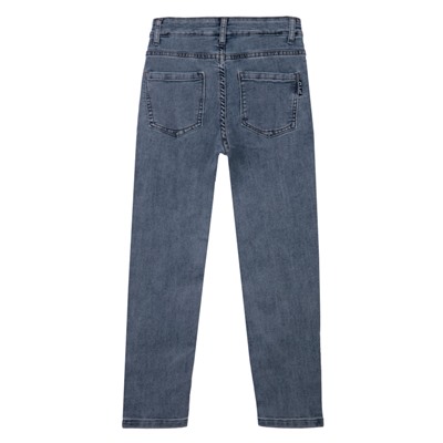 12321382 Брюки текстильные джинсовые для девочек