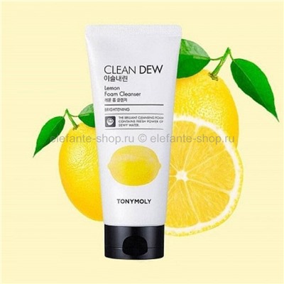 Пенка Tony Moly Clean Dew LEMON Foam Cleanser (125)