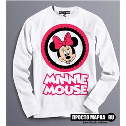 Толстовка Свитшот Minnie Mouse/Pink bow