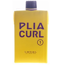 Lеbеl pliа curl 1 лосьон для химической завивки волос средней жесткости шаг 1 400мл