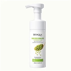 BIOAQUA  Пенка - Мусс для умывания MUNG BEAN AMINO ACID Контроль Жирности, Анти Акне МАШ и АМИНОКИСЛОТЫ  150г  (BQY-93993)